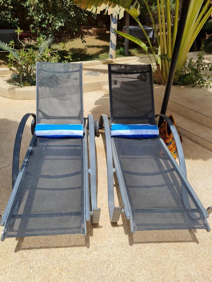 Le Souimanga Bleu Saly Bed & Breakfast Exterior foto