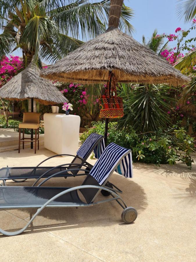 Le Souimanga Bleu Saly Bed & Breakfast Exterior foto